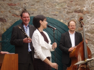 Howard Alden Swingtett mit Shaunette Hildabrand im Weingut Geromont, 01.05.2007
