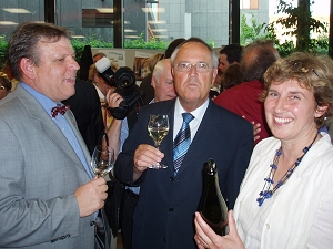 Weingut Geromont bei der Schlenderweinprobe in der Hessischen Landesvertretung, Berlin