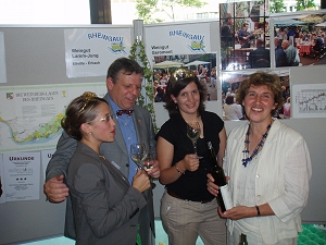 Weingut Geromont bei der Schlenderweinprobe in der Hessischen Landesvertretung, Berlin