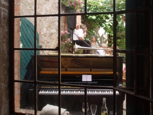 Oestrich-Winkeler Jazzwoche im Weingut Geromont Paris Washboard 20. Juli 08