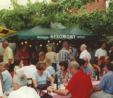 eine Veranstaltung im Weingut Geromont